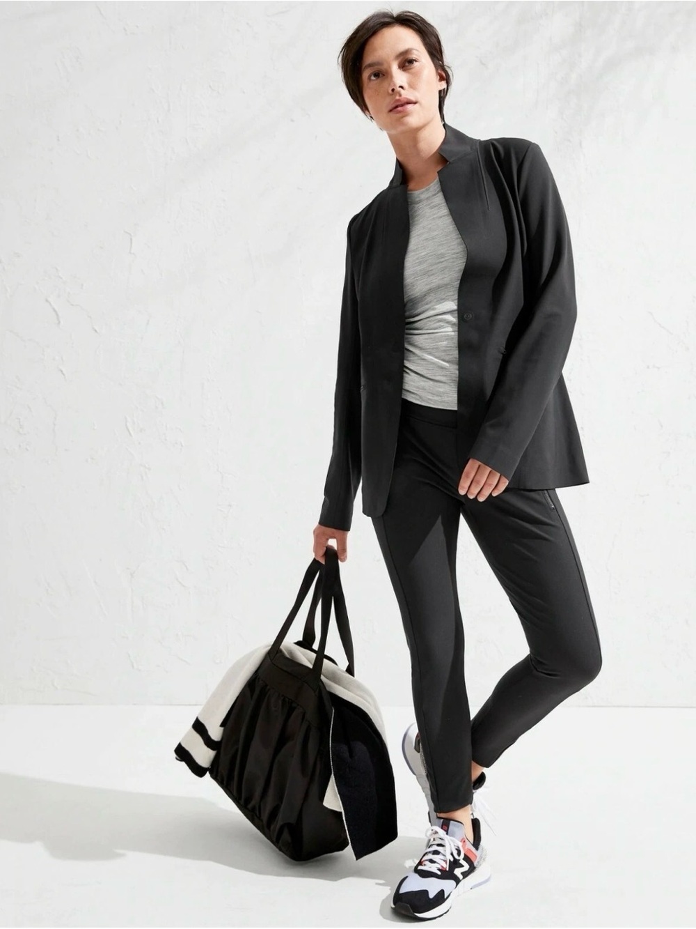 Athleta Interstellar Black Blazer Size 12